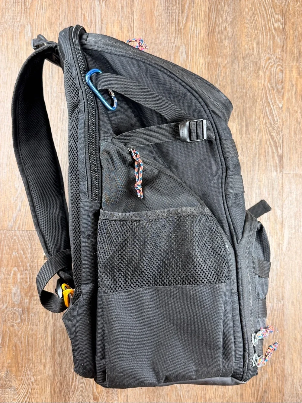 Trailkicker 35L XL Black Basketball Backpack Shoe Ball Laptop Compartments